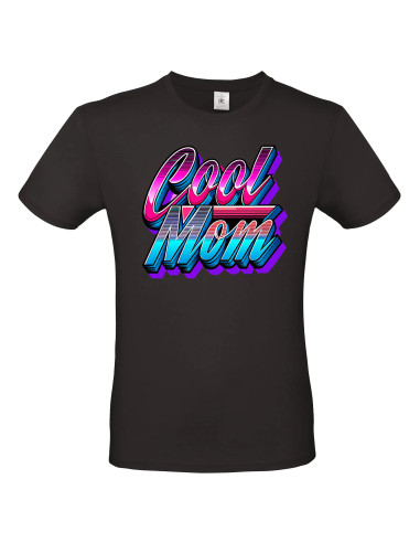 T-shirt Cool Mom rose bleu Homme - Edition Fête des Mères avant