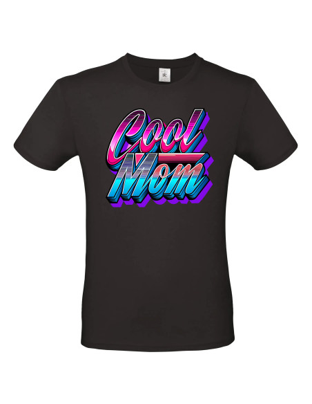 T-shirt Cool Mom rose bleu Homme - Edition Fête des Mères avant