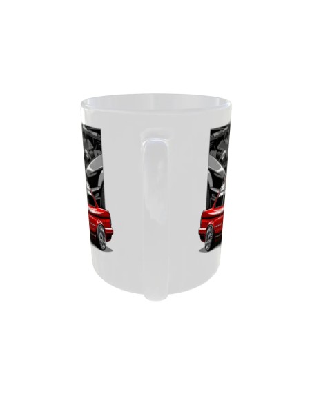 Mug BMW rouge - Edition Voiture arrière