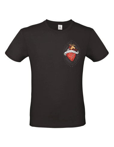T-shirt Love Lives in heart Homme - Edition Fête des Mères avant