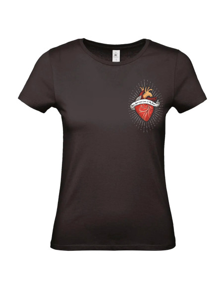 T-shirt Love Lives in heart Femme - Edition Fête des Mères avant