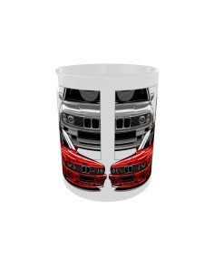 Mug BMW rouge - Edition Voiture gauche 2