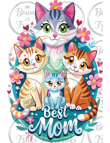 T-shirt Mère Chat - Edition Fête des Mères