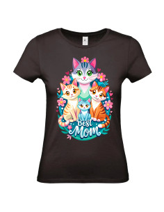 T-shirt Mère Chat Femme - Edition Fête des Mères avant