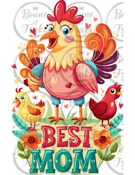 T-shirt Mère Poule - Edition Fête des Mères