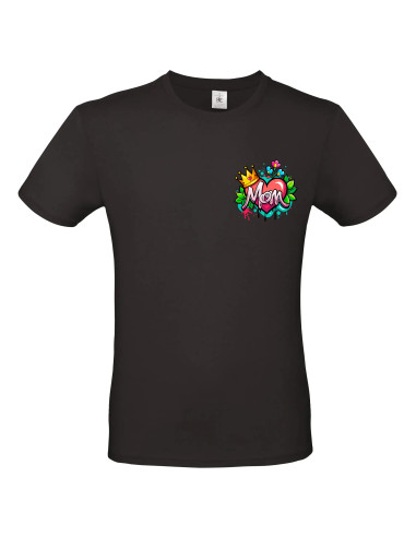 T-shirt Mom Coeur logo Homme - Edition Fête des Mères avant