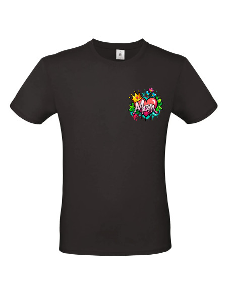T-shirt Mom Coeur logo Homme - Edition Fête des Mères avant
