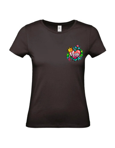 T-shirt Mom Coeur logo Femme - Edition Fête des Mères avant