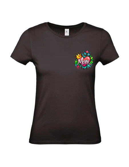 T-shirt Mom Coeur logo Femme - Edition Fête des Mères avant
