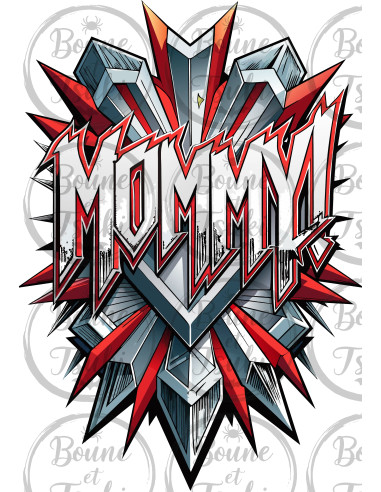 T-shirt Mommy Gothique - Edition Fête des Mères