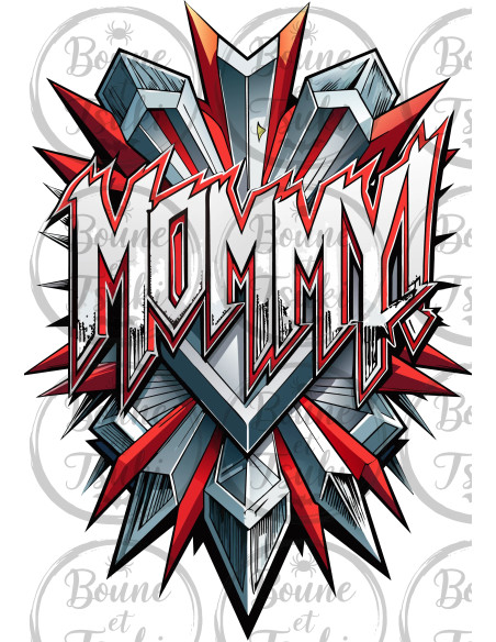T-shirt Mommy Gothique - Edition Fête des Mères