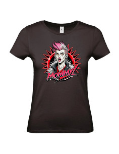 T-shirt Punk Mommy Femme - Edition Fête des Mères avant