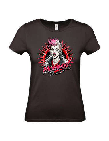 T-shirt Punk Mommy Femme - Edition Fête des Mères avant