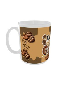 Mug But first coffee - Edition Café gauche