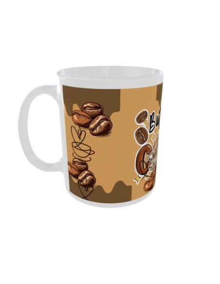 Mug But first coffee - Edition Café gauche