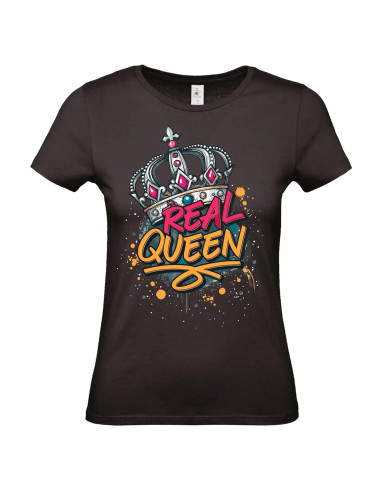 T-shirt Real Queen Femme - Edition Fête des Mères avant