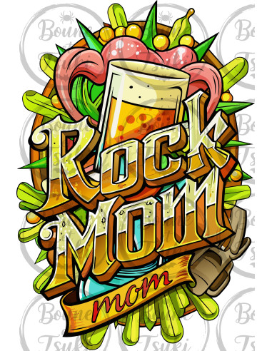 T-shirt Rock Mom - Edition Fête des Mères