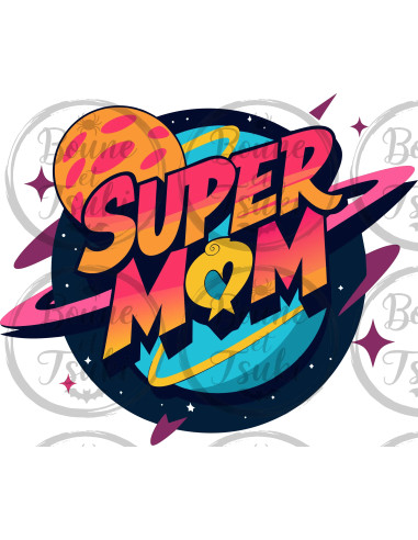 T-shirt Super Mom - Edition Fête des Mères