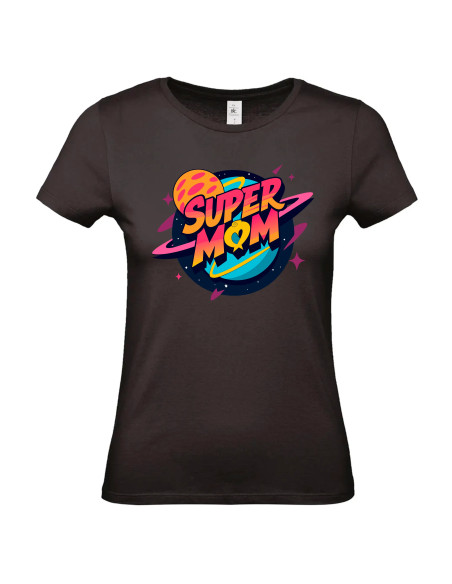 T-shirt Super Mom Femme - Edition Fête des Mères avant