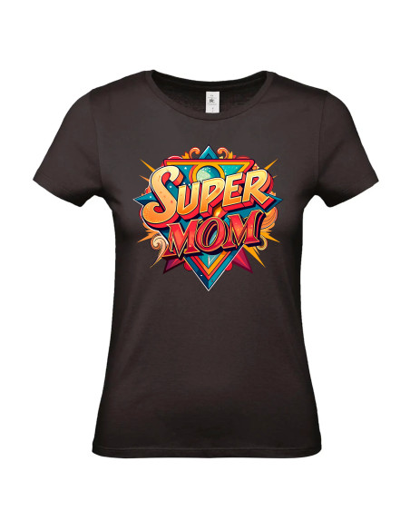 T-shirt Super Mom Héro Femme - Edition Fête des Mères avant