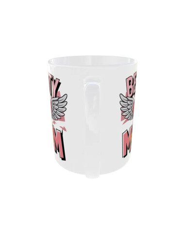 Mug Beauty Mom coeur ailes - Edition Fête des Mères arrière