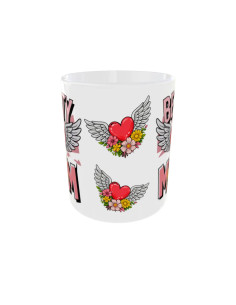 Mug Beauty Mom coeur ailes - Edition Fête des Mères gauche 2
