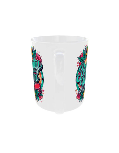 Mug Beauty Mom tropical - Edition Fête des Mères arrière