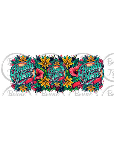 Mug Beauty Mom tropical - Edition Fête des Mères