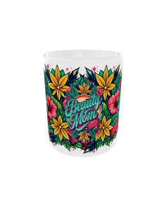 Mug Beauty Mom tropical - Edition Fête des Mères gauche 2