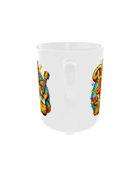Mug Best Mom bière guitare - Edition Fête des Mères arrière