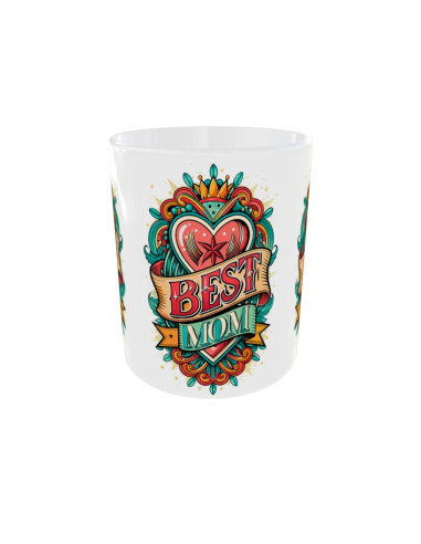 Mug Best Mom coeur - Edition Fête des Mères avant