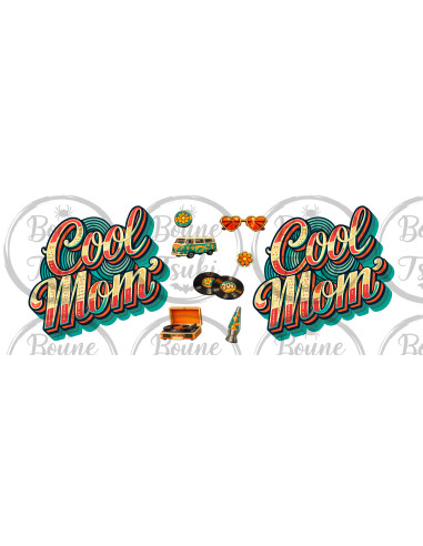 Mug Cool Mom rétro - Edition Fêtes des Mères