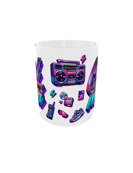 Mug Cool Mom rose bleu - Edition Fête des Mères avant