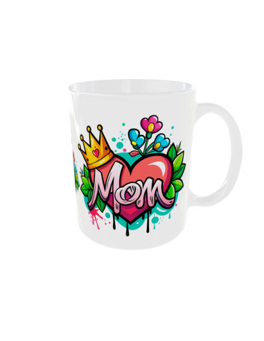 Mug Mom Coeur logo - Edition Fête des Mères droit