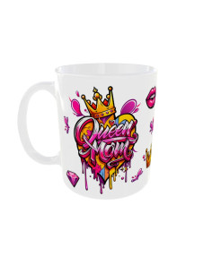 Mug Queen Mom - Edition Fête des Mères gauche