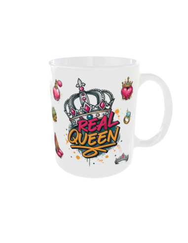 Mug Real Queen - Edition Fête des Mères droit
