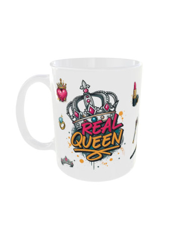 Mug Real Queen - Edition Fête des Mères gauche
