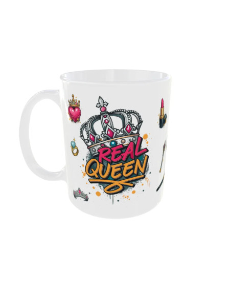Mug Real Queen - Edition Fête des Mères gauche