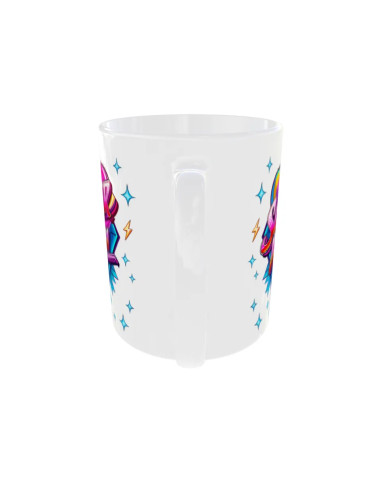 Mug Super Mom coeur - Edition Fête des Mères arrière