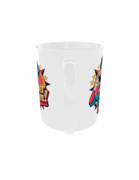 Mug Super Mom héro II - Edition Fête des Mères arrière
