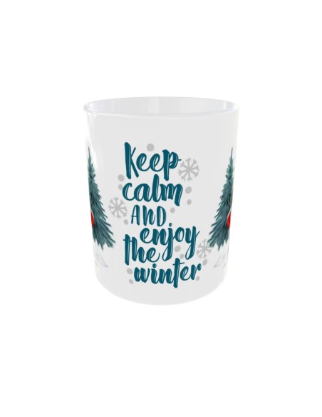 Mug Keep calm winter - Edition Hiver avant