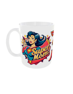 Mug Super Mom héro II - Edition Fête des Mères gauche