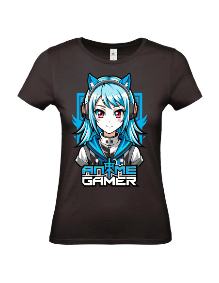 T-shirt animé gamer Femme - Edition Jeux vidéo avant
