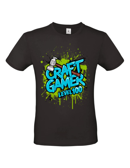 T-shirt Craft Gamer Homme - Edition Jeux vidéo avant