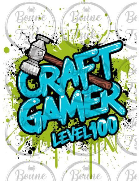 T-shirt Craft Gamer - Edition Jeux vidéo