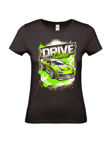 T-shirt Drive Game Femme - Edition Jeux vidéo avant